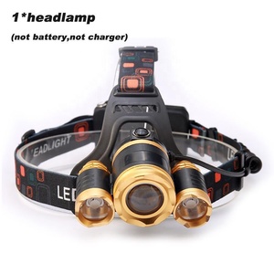 Đèn Pha Led 3000Lm Đèn Pin Đội Đầu 3 T6 Có Thể Thu Phóng Đèn Pha Led Phía Trước 18650 Linterna Minera Đèn Pha Có Thể Điều Chỉnh Được - Product Image 1