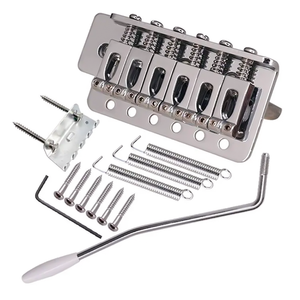 Quincaillerie de guitare 6 cordes DIY ST Custom Tremolo Nickel Guitar <span class=keywords><strong>Bridge</strong></span> for ST electric guitar parts - Product Image 6