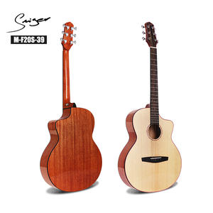 Guitare acoustique électrique de voyage chinoise M-F20S-36 avec dos et éclisses <span class=keywords><strong>en</strong></span> <span class=keywords><strong>acajou</strong></span>, table <span class=keywords><strong>en</strong></span> épicéa massif - Vente <span class=keywords><strong>en</strong></span> gros - Product Image 4