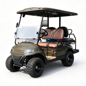 New product Brown 1+1 <b>row</b> golf cart four high-performance 60V factory custom manufacturers sell well - Product Image 3