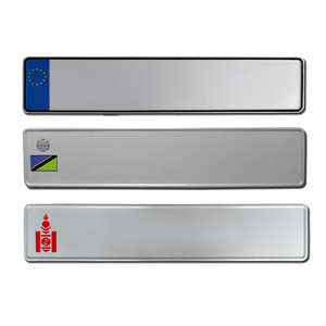 Targhe Automobilistiche Europee in Metallo Riflettente Semi-Finite per Esportazione, Decorazione e Personalizzazione - Product Image 3