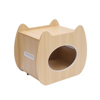 Nouveau lit pour chat TIK, toutes saisons, en panneaux de bois, multifonctionnel, avec espace de rangement compact pour canapés, tables basses, villa pour animaux de compagnie