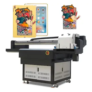 Siheda Intelligent Design Personalizado Gift Box Vidro Acrílico Impressão 9060 Inkjet UV Printer Flatbed para Printing Shop