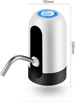 Pompe à eau électrique automatique portable mini pour bouteilles d'eau en plastique de 20 litres (5 gallons) USB
