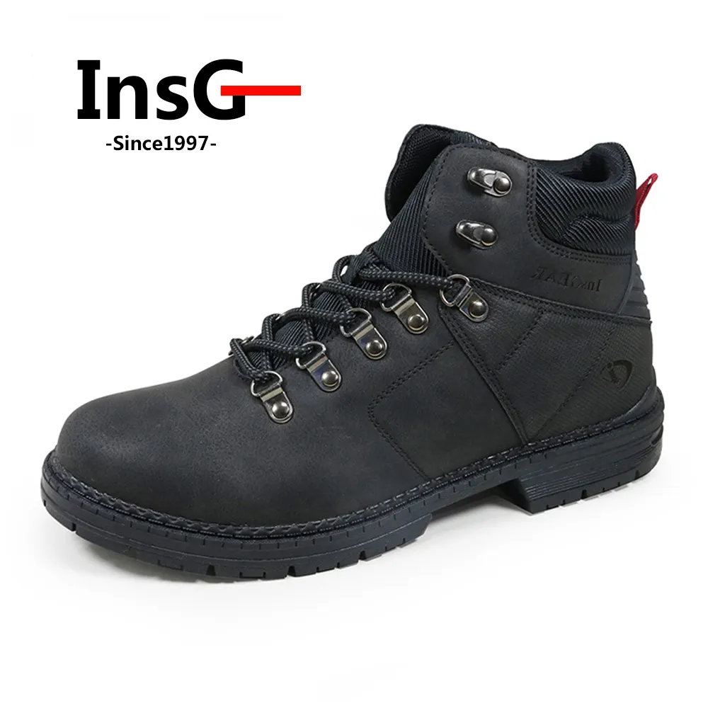 Mwinsg-chaussures de travail pour homme, en Imitation cuir, talon haut de gamme, sécurité, usine