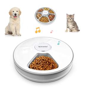 IPetDog iT102yp Pengumpan Makanan Hewan Peliharaan Otomatis <span class=keywords><strong>6</strong></span> Waktu Makan - Dispenser Makanan Anjing dan Kucing Bertenaga Baterai dengan Layar LCD - Product Image 1