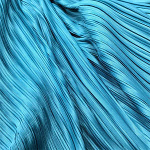 Couleurs personnalisées 100% polyester tissu extensible satin plissé crêpe tissu pour vêtements - Product Image 5