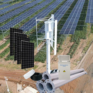 กังหันลมแกนตั้ง 5kw 10kw 96V 120v 220v 380v พลังงานแม่เหล็กแบบลอยตัว ระบบครบวงจรสำหรับใช้ในบ้าน - Product Image 5