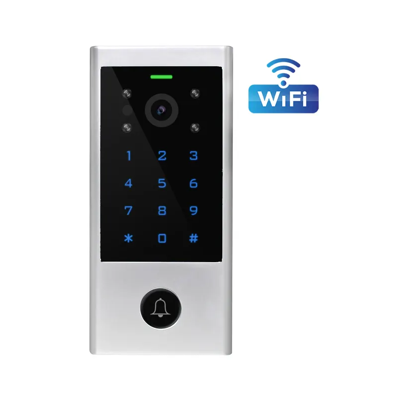 Seuckey Hoge Kwaliteit Metalen Video Deurtelefoon Intercom Camera Rfid Pin Keypad Access Wifi Deurbel App Monitor