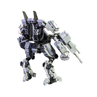 Funbuild Legendary Super Power One-Eyed Guardian Building Blocks Set Cyclops Minifig Scale Mecha Robot MOC Building Blocks Set