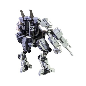 Funbuild Legendärer Superkraft-Einäugiger Wächter Baustein-Set, Zyklop-Minifigur Maßstabsgetreuer Mecha-Roboter MOC Baustein-Set - Product Image 3