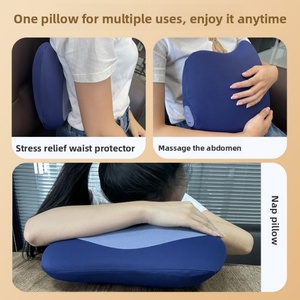 Waist <b>Cushion</b> Massager with Musical Function Lithium Battery Hot Compress Support Lumbar Massage Pillow for Car Home Office Use - Product Image 2