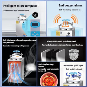 Weiai 35l Industriële Verticale Stoomsterilisator Voedselfles Paddestoelsubstraat Retort Machine Autoclaaf Stoomsterilisatie - Product Image 2
