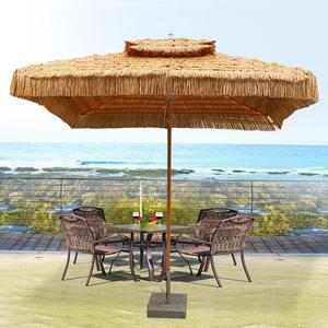 Sombrilla de Patio Elegante Estilo <span class=keywords><strong>Romano</strong></span> para Exteriores con Poste Central, Protección Solar para Jardín, Piscina y Cafetería - Product Image 6