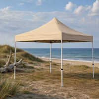 Tente pliante imperméable robuste 3x3 avec structure en aluminium, installation facile pour salon professionnel, intérieur/extérieur, toutes saisons, 4 personnes