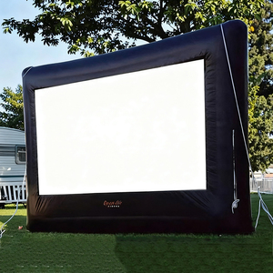 Pantalla de Proyección Inflable Impermeable de PVC de 0.4mm, 20 Pies, Marca Lingbiao, Tamaño Personalizado, para Eventos al Aire Libre, Fácil de Instalar, Gran Venta - Product Image 1