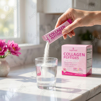 AegleWell OEM/ODM Peptides Multi-Collagène, Poudre de Collagène Hydrolysé avec Prébiotiques, Favorise l'Élasticité de la Peau et la Santé des Articulations