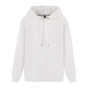 Hooded Pullover Sweatshirt 600g <b>Fleece</b> Lined Cotton For Students Customizable With Lettering And Badges - Product Image 2
