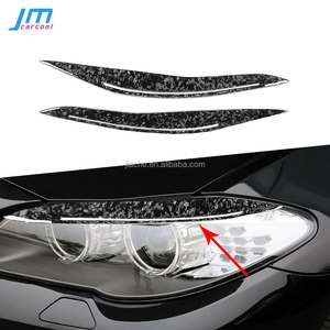 Couvre-sourcils en carbone forgé pour <span class=keywords><strong>BMW</strong></span> série 5 F10 2014-2016, 2 pièces/ensemble, décoration de voiture - Product Image 1