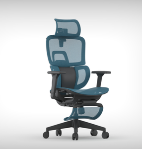 Chaise de bureau ergonomique avec hauteur réglable, design pivotant, soutien lombaire en maille moderne pour le bureau et l'école - Chaise de direction - Product Image 2