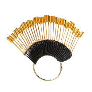 Paleta de extensiones de cabello humano Real 100%, hebras de prueba y anillo, herramientas de salón de muestra de Color para teñir - Product Image 4