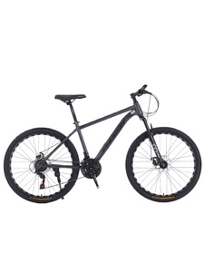Bicicletta da <span class=keywords><strong>Montagna</strong></span> in Acciaio da 26 Pollici per Adulti, 21 Velocità, Freni a Disco Idraulici, Resistente, per Uomini e Donne, Sospensione Posteriore, All Mountain - Product Image 1