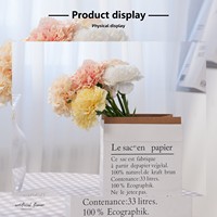 Bunga Anyelir Pendek Realistis Premium, Rangkaian Bunga Artifisial untuk Hari Valentine & Thanksgiving - Grosir Online
