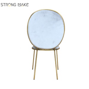 Hôtel <span class=keywords><strong>restaurant</strong></span> ou café utilisation velours tissu sans <span class=keywords><strong>bras</strong></span> chaise de table à manger - Product Image 6