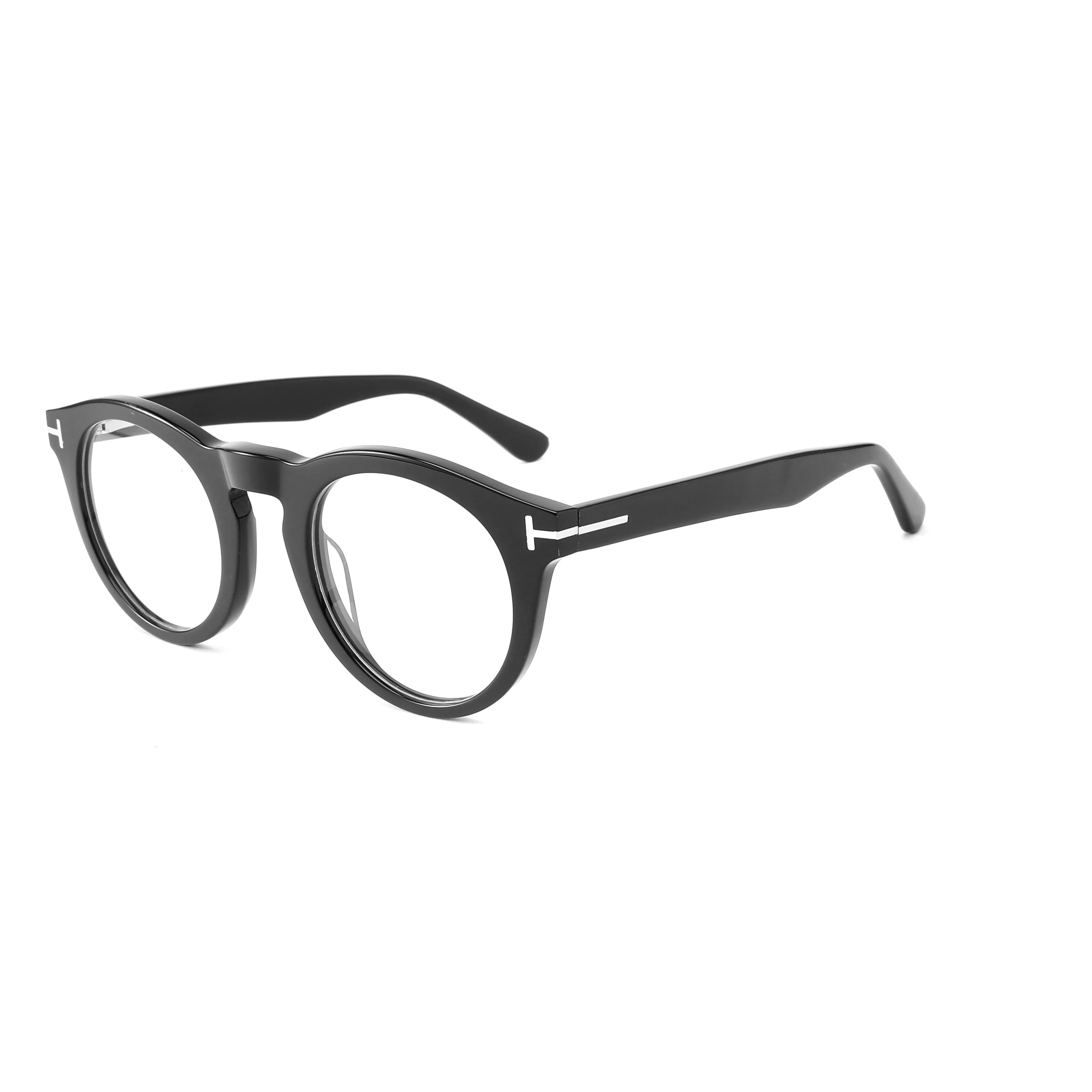 Wholesale TF Tom For Man Optical Eyeglasses Frames Ford Fashion Round Acetate Eyewear Women Sunglasses Prescription Glasses