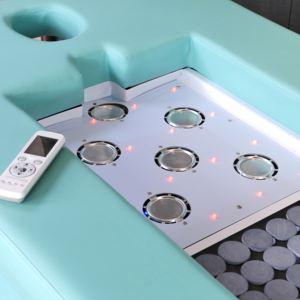 Lit de moxibustion électrique en bois pour thérapie thermique en salon, avec boîte de diffusion de vapeur de sauna à température constante, pour hôtels, salles de sport et salons - Product Image 3