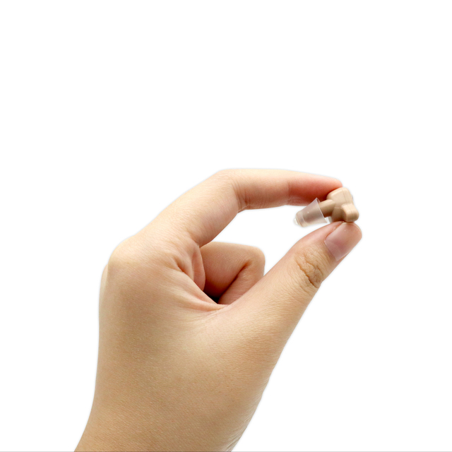 Rechargeable Mini CIC Hearing Aid for Elderly with 16 Channels Noise Reduction & Invisible Digital Design