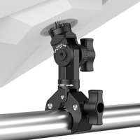 Support de fixation robuste Starlink Mini pour antenne parabolique, fixation réglable pour rails et poteaux ronds