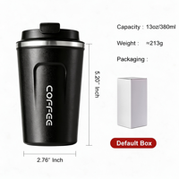 Tasse à café isotherme en acier inoxydable 304/201 avec isolation thermique de 12 à 24 heures, portable, anti-chute et en stock