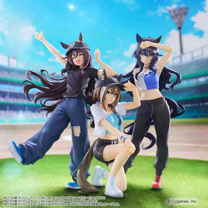 ฟิกเกอร์อนิเมะ UmaMusume <span class=keywords><strong>Pretty</strong></span> <span class=keywords><strong>Derby</strong></span> ตัวละครสามตัว วัสดุ PVC ABS ของแท้ ลิขสิทธิ์ถูกต้องจากทางการ ขายส่ง พร้อมกล่องเดิม สำหรับตั้งโชว์บนโต๊ะ - Product Image 1