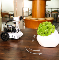 Coche robot inteligente Hiwonder para niños, material didáctico GoGoPi con tutoriales detallados y código fuente