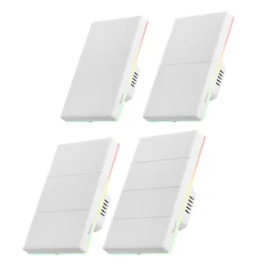 Sonoff T5 US 120 1C 2C 3C 4C Smart <strong>Wall</strong> <strong>Light</strong> <strong>Switch</strong> Access Smart Home Via Ewelink Wifi Alexa Google Home PC Material 240V Max. - Product Image 1