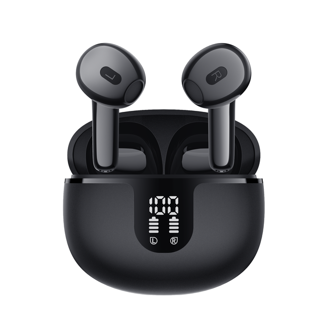 S61Ear Buds Wireless Earbuds BT 5.3 Headphones Built in Mic with LED Display Charging Case for iPhone Android Phones Gift