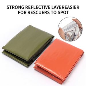 Poncho thermique d'urgence durable, couverture de survie imperméable pour la randonnée en plein air, le camping, trousse de premiers soins, personnalisable - Product Image 3
