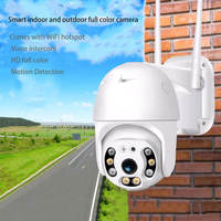 Caméra de sécurité WiFi PTZ 2MP pour la maison 270 °   Caméra IP sans fil étanche avec vision nocturne couleur, audio bidirectionnel, pour villa et jardin