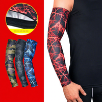 Manchon de compression sportif en spandex fin, respirant et hautement élastique pour le bras, avec logo personnalisé, pour hommes et femmes, pour le basketball.