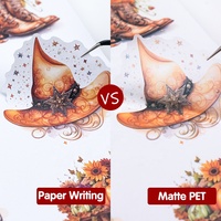 Feuilles et livre d'autocollants vintage personnalisés pour le journaling