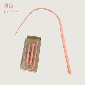 Silicone Cat Toy With Realistic Mouse Tail <b>Bite</b> Resistant Handheld Long Handle For Pet Interactive Play - Product Image 2