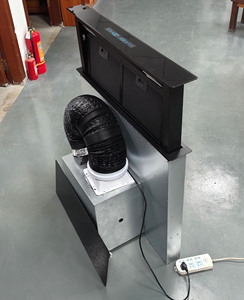 Campana extractora eléctrica retráctil <span class=keywords><strong>de</strong></span> <span class=keywords><strong>90</strong></span> <span class=keywords><strong>cm</strong></span> para barra <span class=keywords><strong>de</strong></span> <span class=keywords><strong>cocina</strong></span>, con interruptor táctil <span class=keywords><strong>de</strong></span> detección <span class=keywords><strong>de</strong></span> ondas, para encimera <span class=keywords><strong>de</strong></span> <span class=keywords><strong>cocina</strong></span> abierta, <span class=keywords><strong>extractor</strong></span> <span class=keywords><strong>de</strong></span> calor <span class=keywords><strong>de</strong></span> fila inferior - Product Image 4