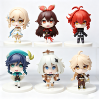 Figura de acción de PVC rígido de 8 cm, colección de personajes japoneses de anime, figuras de anime 3D, juguetes de dibujos animados, caja sorpresa OEM