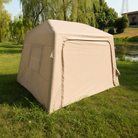 Tente de camping gonflable MPV en Oxford 210D, extension de hayon arrière 380 x 230 x 190 cm, colonne d'air, vente en gros