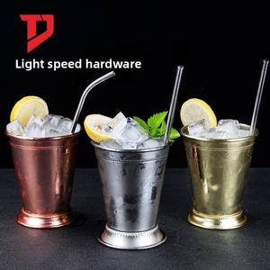 Gobelet Julip en acier inoxydable 304, standard européen, <span class=keywords><strong>avec</strong></span> logo imprimé, <span class=keywords><strong>paille</strong></span> incluse, pour <span class=keywords><strong>Mojito</strong></span>, approvisionnement direct usine - Product Image 5
