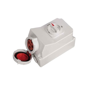 Saipwell ABS IP67 Ip44 16A <strong>Plug</strong> Industrial Mechanical Interlocking Waterproof <strong>Socket</strong> with <strong>Enclosure</strong> <strong>Plugs</strong> &amp; <strong>Sockets</strong> - Product Image 1