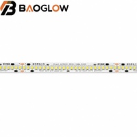 Bande LED 2835 3000K 4000K 6500K 220V 10mm 25/50 sur circuit imprimé en cuivre électroplaqué, 240 LED/m, 20W/m, haute luminosité, flexible