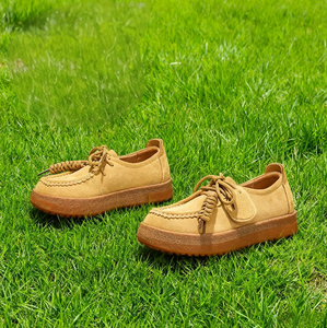 Bottes en peau de mouton et de kangourou, <span class=keywords><strong>baskets</strong></span> en cuir véritable, chaussures décontractées pour l'entraînement, automne - Product Image 4