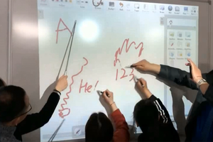 Owayboard sensore della macchina fotografica dispositivo interattivo da parete <span class=keywords><strong>penna</strong></span> da dito tocco digitale interattivo lavagna intelligente per l'aula - Product Image 3